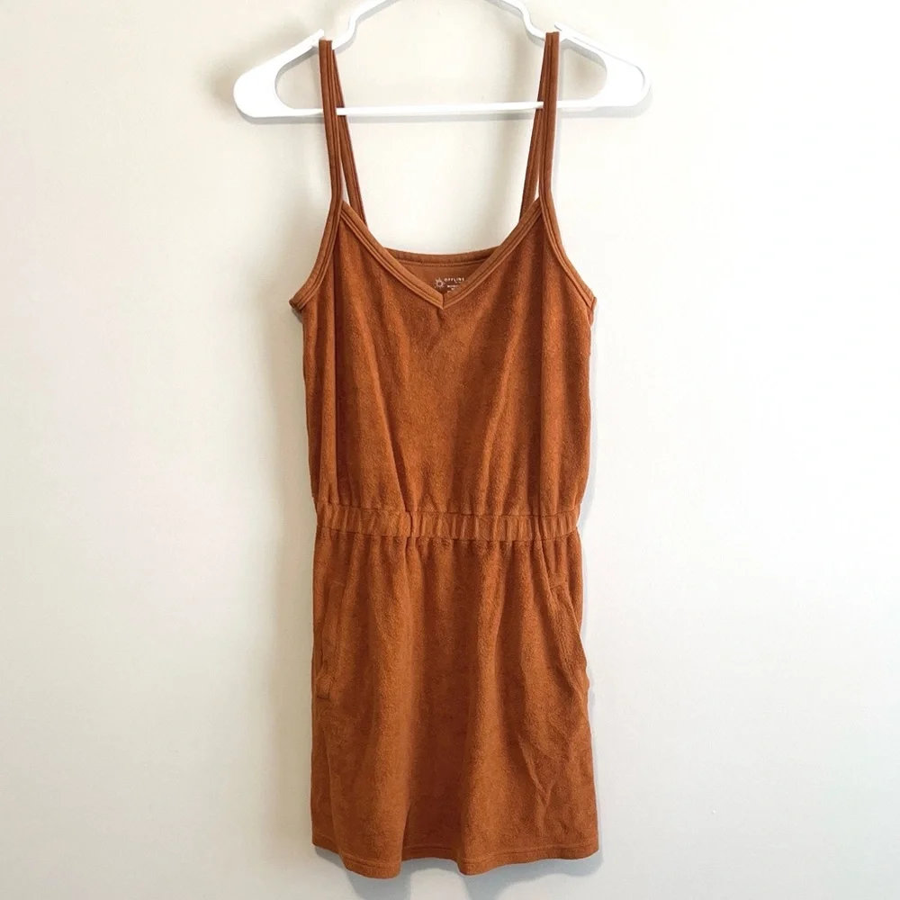 Offline by Aerie Terry Cloth Summer Lights Mini Dress - Picture 1 of 5